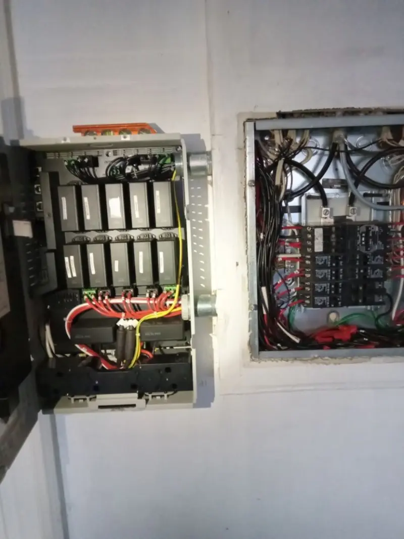 Electrical panel upgrade completed for Indoor Lighting Installation in Mount Healthy